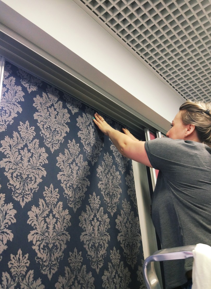 Благодарим за поклейку обоев Жаркову Елену и Султанову Марину!