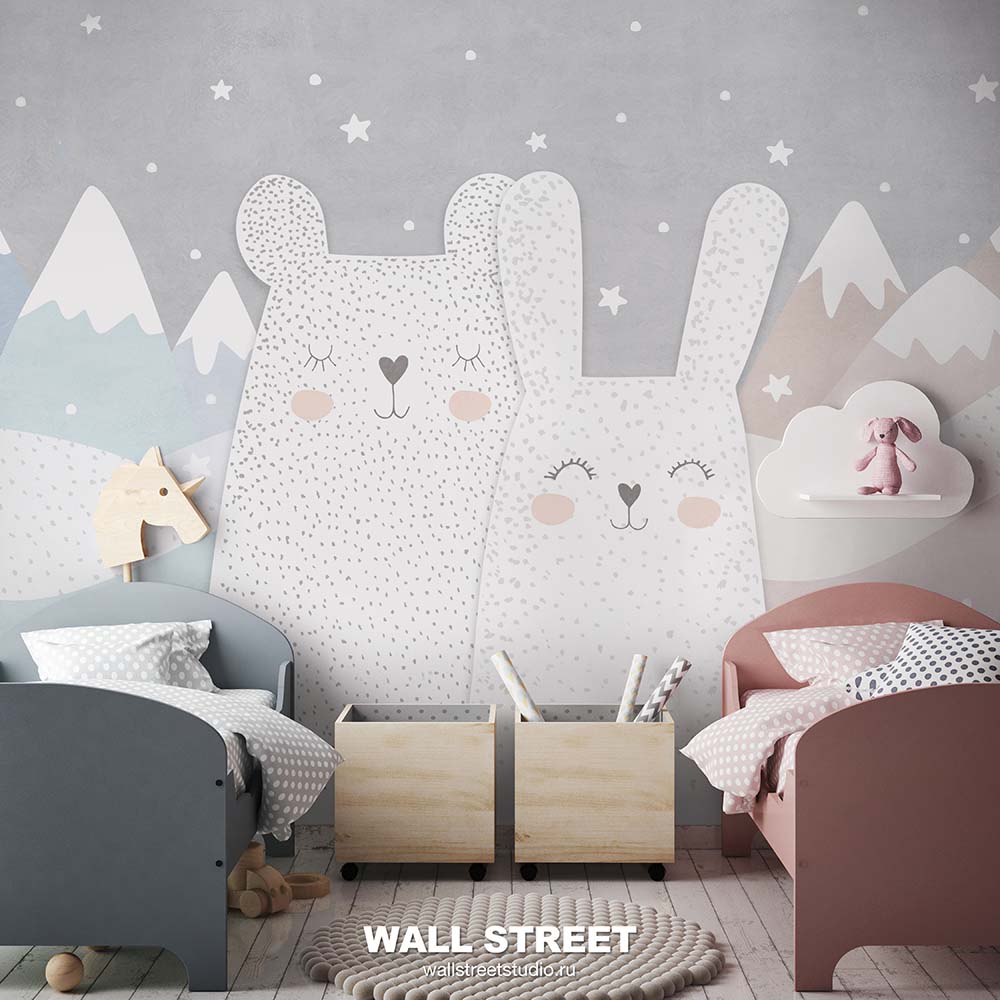 Детские фотообои и фрески из коллекции «BIG LITTLE» Wall Street!