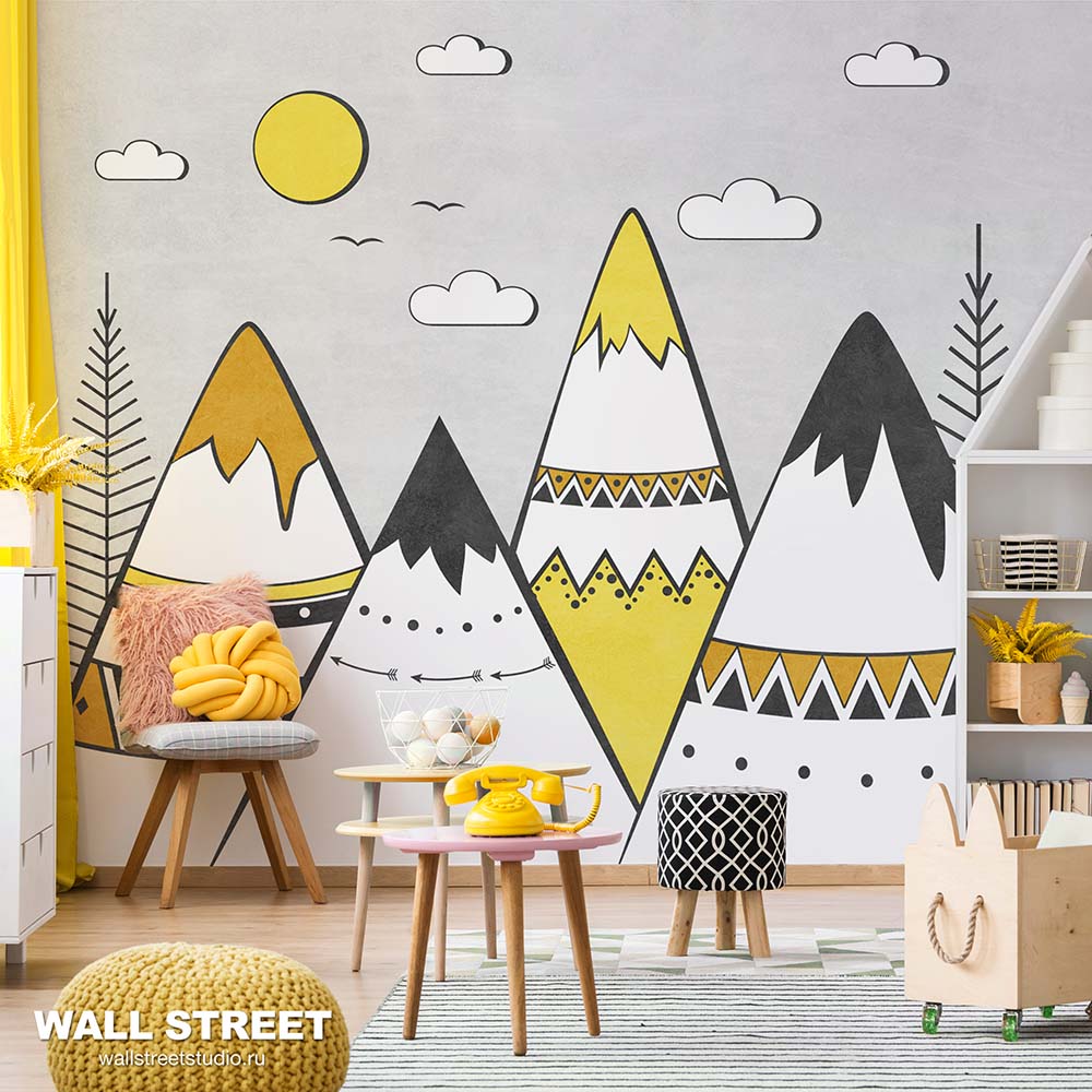 Детские фотообои и фрески из коллекции «BIG LITTLE» Wall Street!