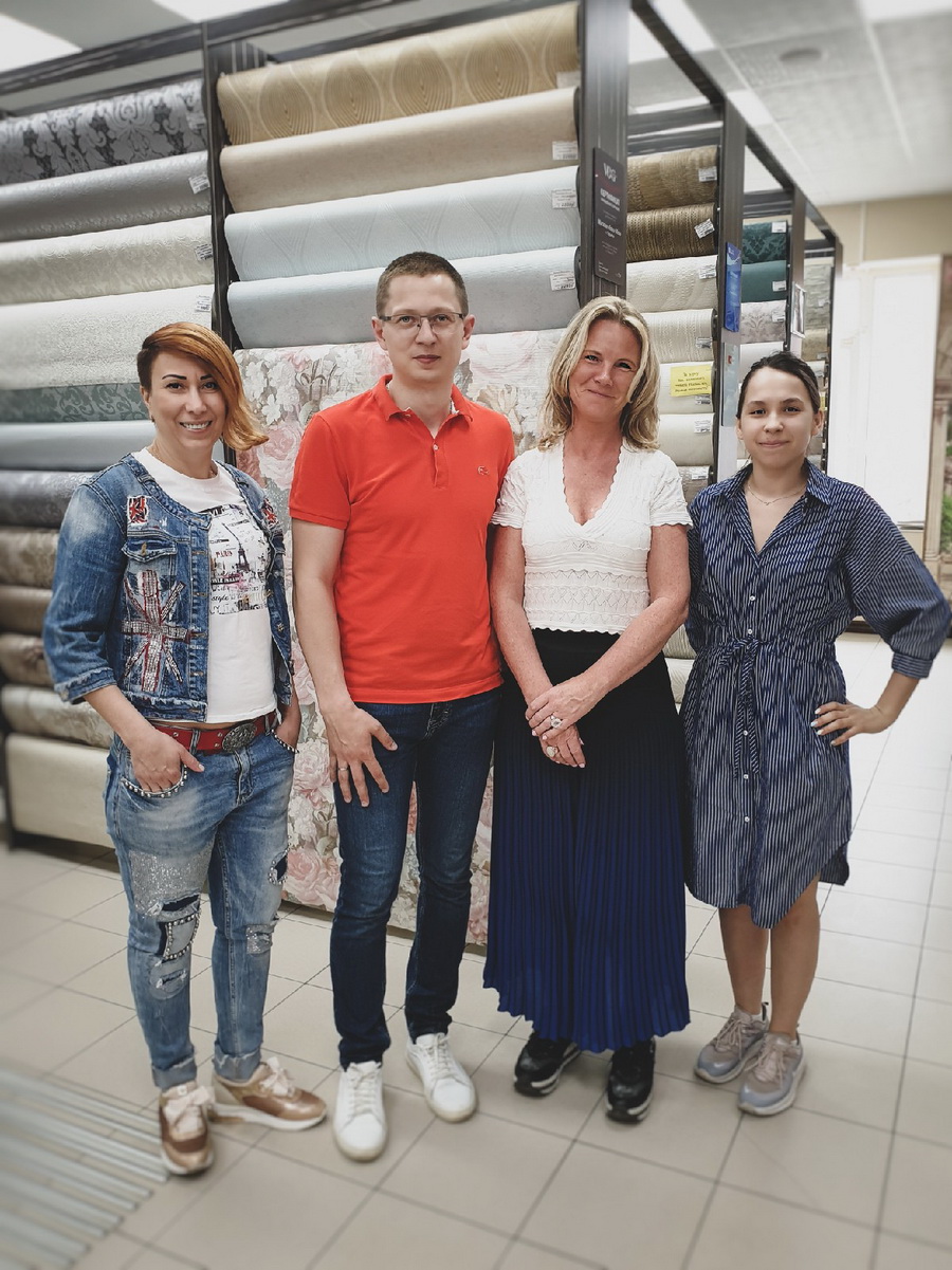 Представители бельгийской фабрики Grandeco у нас в гостях