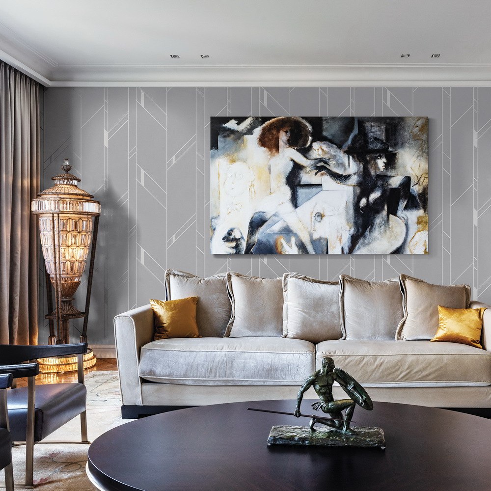 ОБОИ С ФАКТУРОЙ ВЕЛЮРА⠀