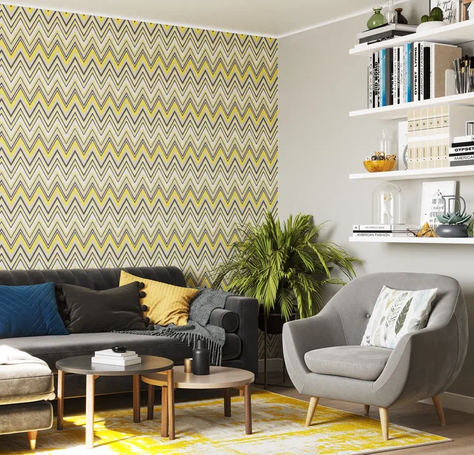 Коллекция обоев Chevronis от фабрики Палитра(Россия)