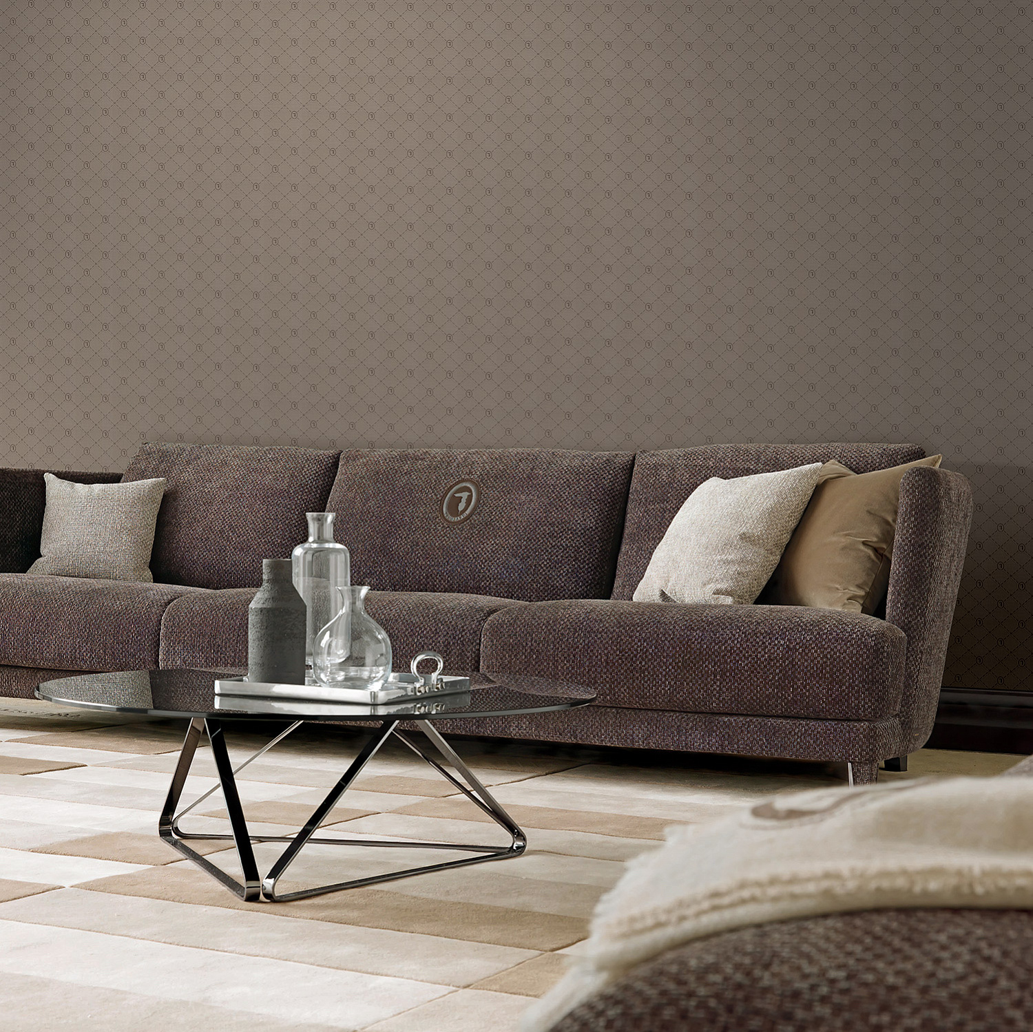 Новая коллекция TRUSSARDI HOME №5 доступна к заказу в салонах "Евро обои"