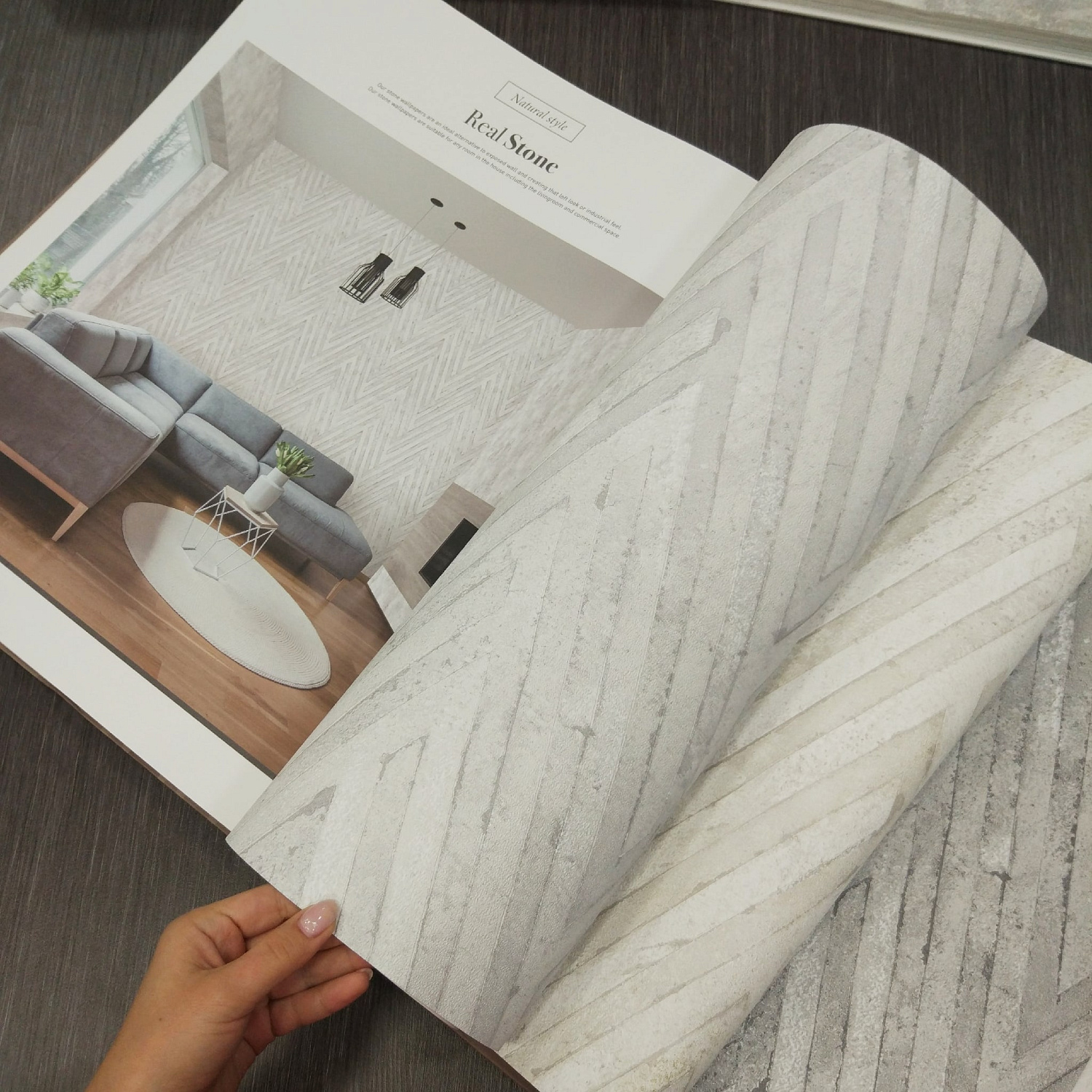 Подборка обоев с шевроном