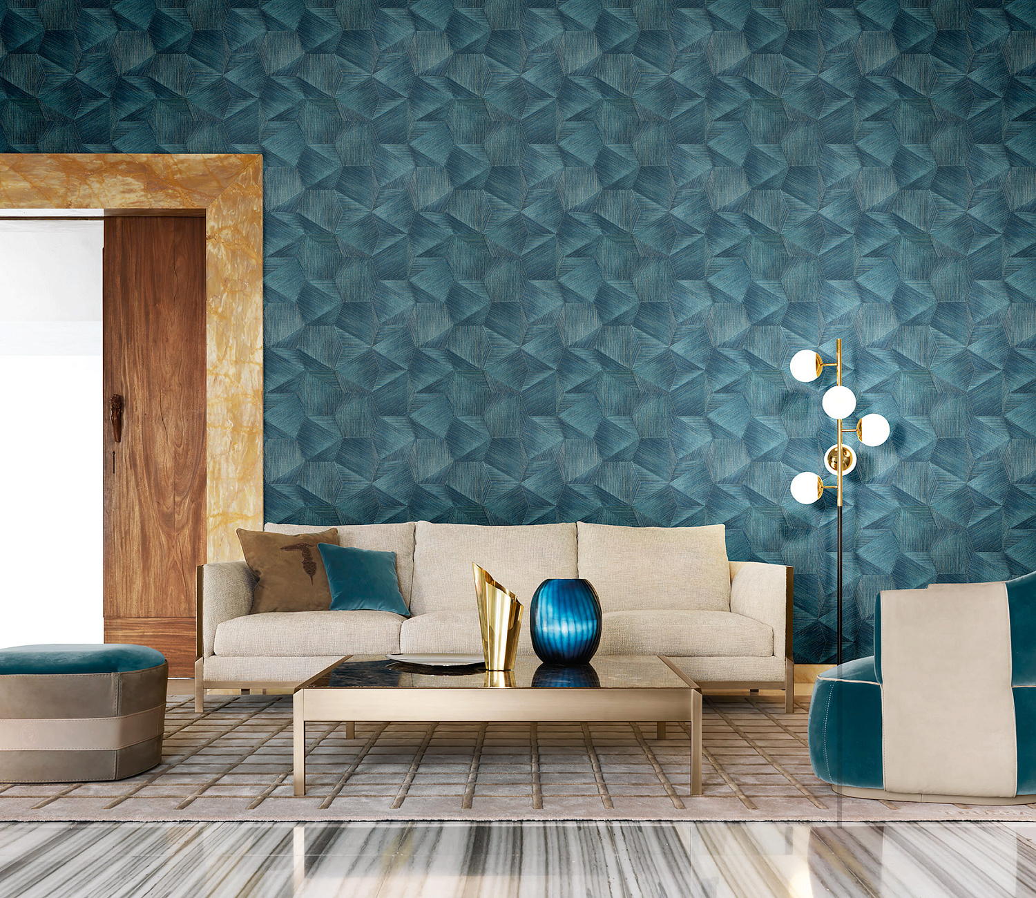 Новая коллекция TRUSSARDI HOME №5 доступна к заказу в салонах "Евро обои"